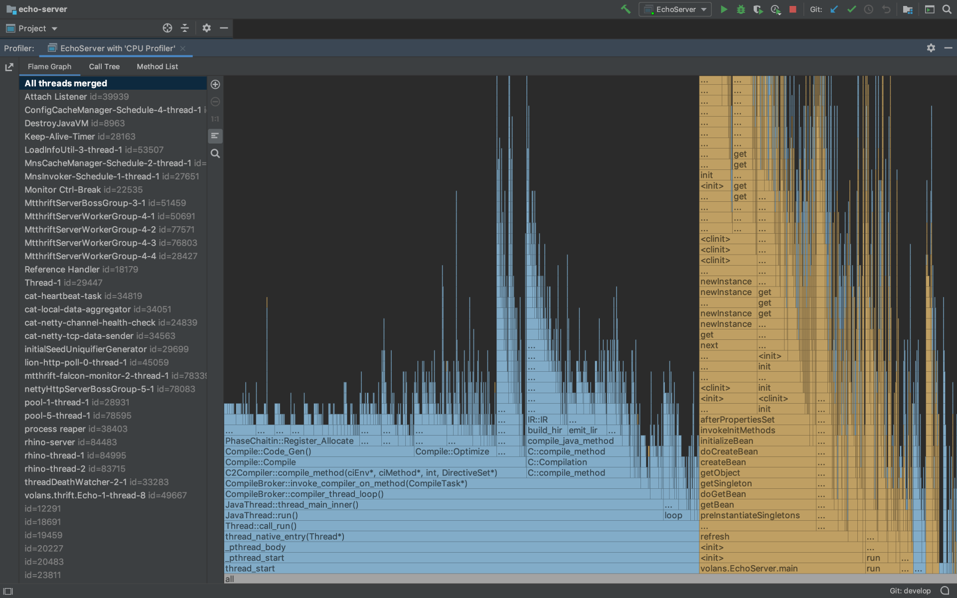 Intellij IDEA - 性能火焰图